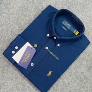 Premium Navy Solid Shirt
